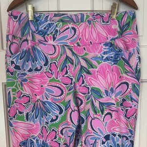 Lilly Pulitzer Luxletic Corso Pant Pink, Blue and Green - Great for Golf!